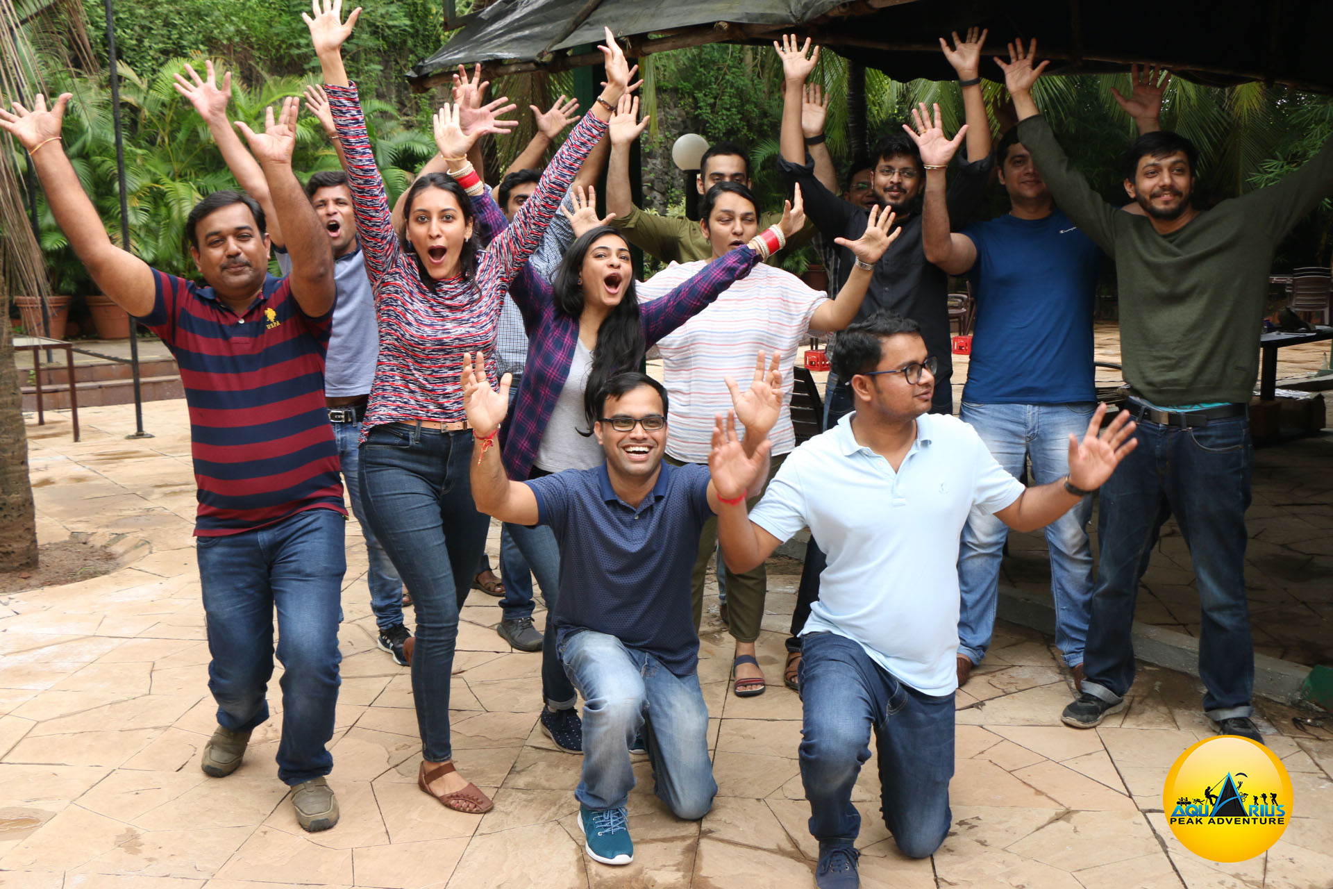 Corporate team bonding activity